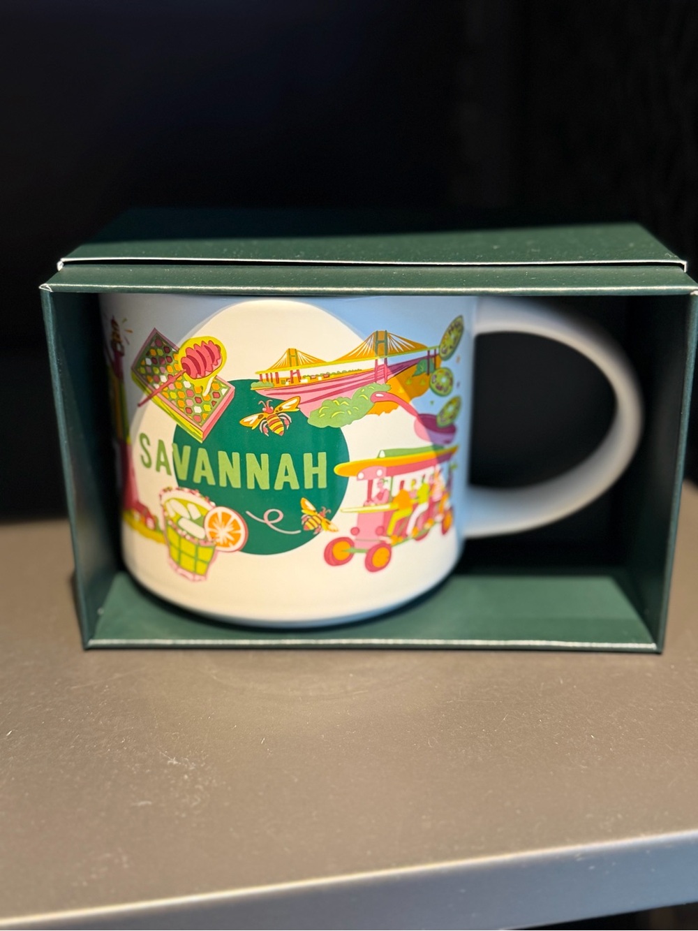 Starbucks Savannah Discovery Series 14 oz Ceramic Mug Collectible